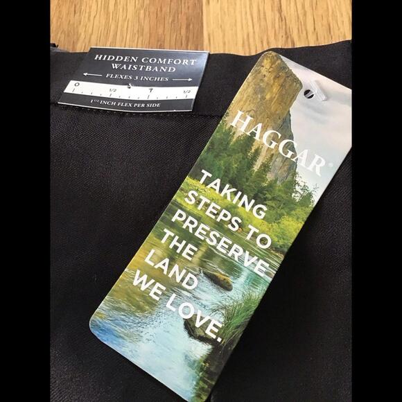 Haggar men’s slacks new, 38x32, classic fit, pleat - Picture 4 of 7